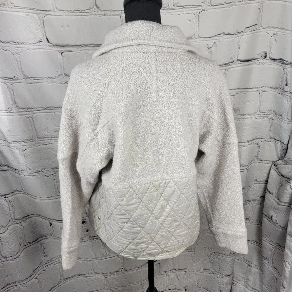 LULULEMON Show Me The Sherpa Jacket Women Size 6‎ Wool Blend Casual Athleisure